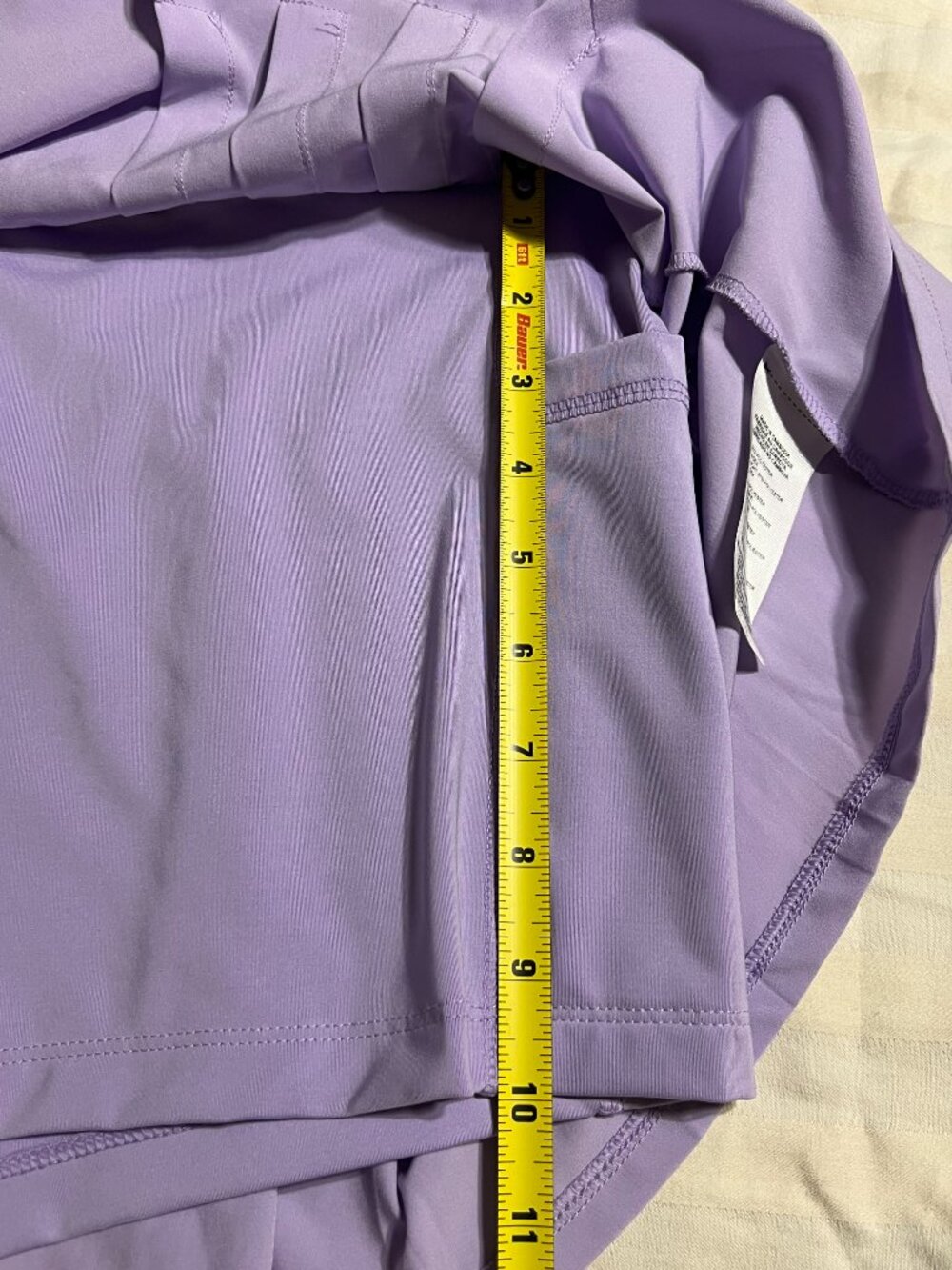 Prince Lavender Pleated Tennis Skort Size XL Tenniscore Athletic Skirt Pocket - Picture 13 of 14
